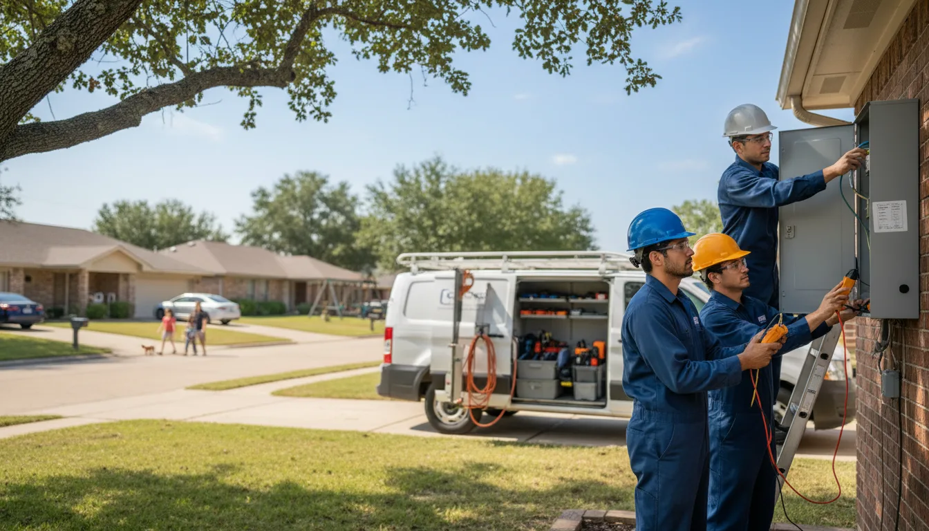 Certified electrician providing emergency electrical services in Pleasant Grove, AR